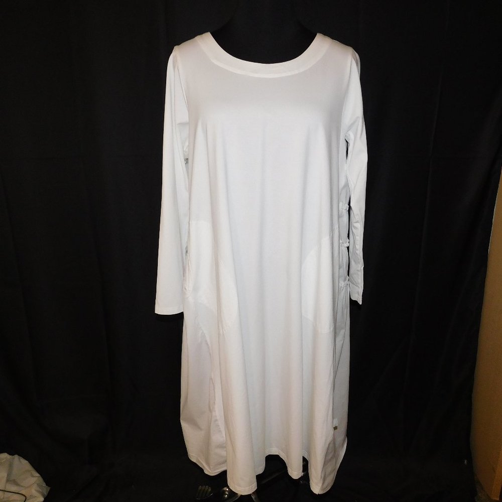 Noen White Tiered Ruffle Dress Size 8 High Low